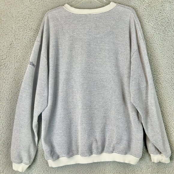 Vintage ASHWORTH 3 Button Pullover Sweater Size XL Made In USA - Picture 2 of 5